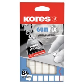Gyurmaragasztó, 84 kocka/csomag, KORES &quot;Gumfix&quot;
