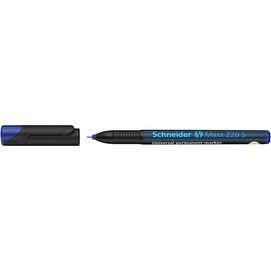 Alkoholos marker, OHP, 0,4 mm, SCHNEIDER &quot;Maxx 220 S&quot;, kék