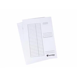 Pólyás dosszié, karton, A4, VICTORIA OFFICE, fehér