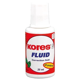 Hibajavító folyadék, oldószeres, 20 ml, KORES &quot;Fluid&quot;
