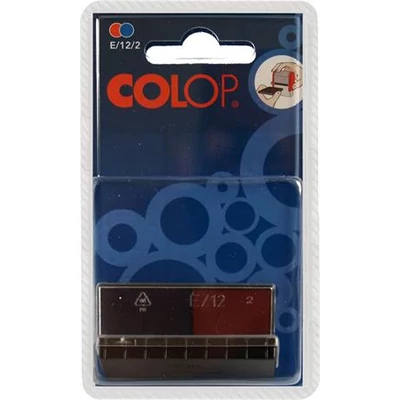 Bélyegző cserepárna, 2 db/bliszter, kétszínű változat, COLOP 