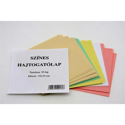Hajtogatólap 10 x 10 cm