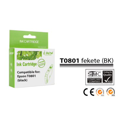 Epson -hoz, T0801 bk kompatibilis tintapatron (T0791) (≈400oldal)
