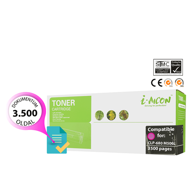 Samsung -hoz CLP680M magenta (CLT-M506L)  utángyártott toner (3500 oldalas)