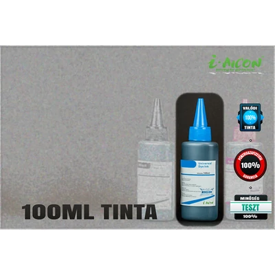 CIÁN színű 100 ml-es univerzális utántöltő i-AICON™ tinta  Brother, Canon, Epson, HP, Lexmark tintapatronokhoz