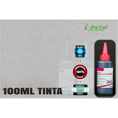 MAGENTA színű 100 ml-es univerzális utántöltő i-AICON™ tinta  Brother, Canon, Epson, HP, Lexmark tintapatronokhoz