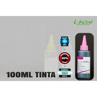 VILÁGOS MAGENTA színű 100 ml-es univerzális utántöltő i-AICON™ tinta  Brother, Canon, HP, Lexmark tintapatronokhoz