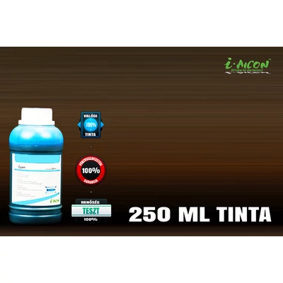 Univerzális utántöltő tinta Brother, Canon, HP, Lexmark tintapatronokhoz, VILÁGOS CIÁN színű 250 ml-es i-AICON™