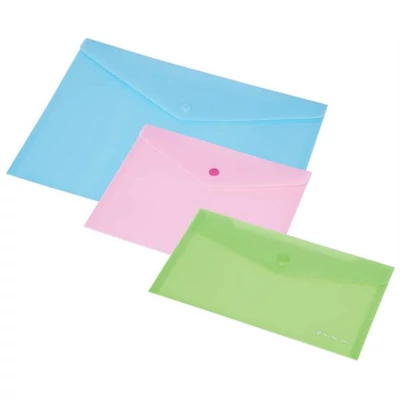 Irattartó tasak, A5, PP, patentos, 160 mikron, PANTA PLAST, pasztell rózsaszín