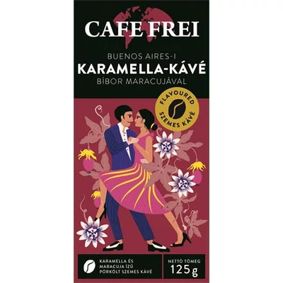 Kávé, pörkölt, szemes, 125 g, CAFE FREI 