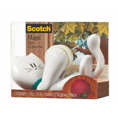 Ragasztószalag-adagoló, asztali, feltöltött, 3M SCOTCH 