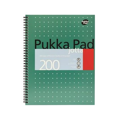 Spirálfüzet, A4+, vonalas, 100 lap, PUKKA PAD, 