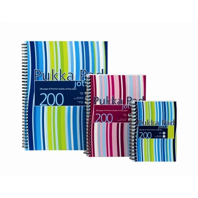 Spirálfüzet, A6, vonalas, 100 lap, PUKKA PAD 