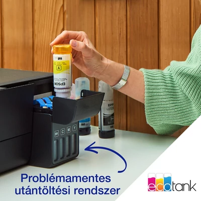 Epson EcoTank L3271 színes multifunkciós tintasugaras nyomtató (tartályos)►(Színes, A4-es, multifunkciós,   WiFi-s)