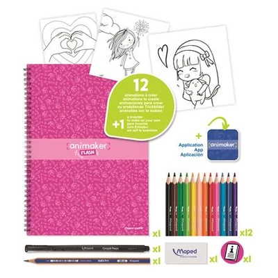 Animációkészítő készlet applikációval, MAPED CREATIV 