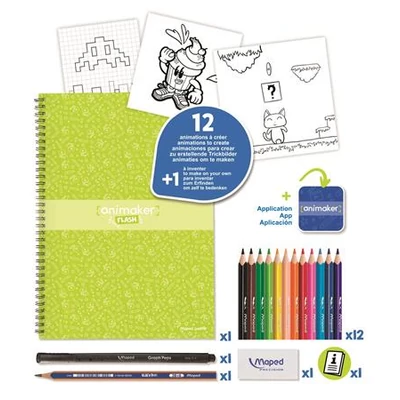 Animációkészítő készlet applikációval, MAPED CREATIV 