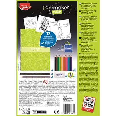 Animációkészítő készlet applikációval, MAPED CREATIV 