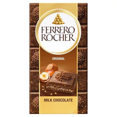 Tejcsokoládé, 90 g, FERRERO ROCHER 