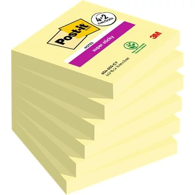 Öntapadó jegyzettömb, 76x76 mm, 90 lap, 3M POSTIT 
