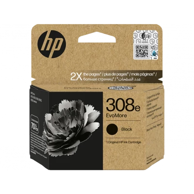 HP 7FP22UE Tintapatron fekete 320 oldal kapacitás No.308 EvoMore