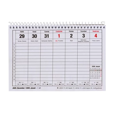 Naptár, asztali, 23TA, VICTORIA OFFICE (2026 évi)