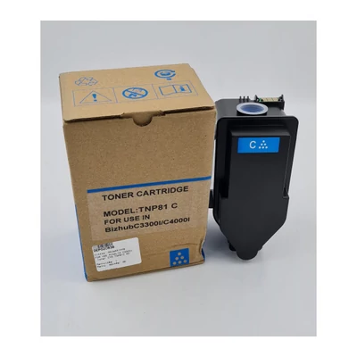 Utángyártott MINOLTA C3300i TNP81Y toner sárga 9000 oldal kapacitás  RZ