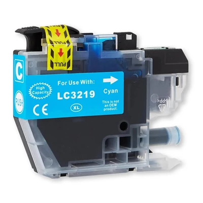 Utángyártott BROTHER LC3619XL Tintapatron cián -