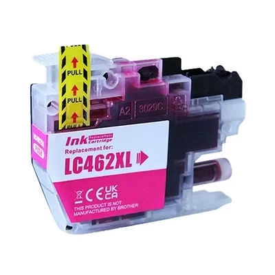 Utángyártott BROTHER LC462XL Tintapatron Magenta -
