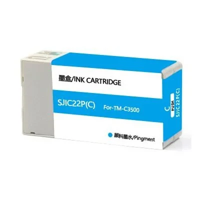 Utángyártott EPSON C3500 Tintapatron cián -