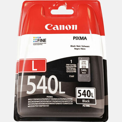 Canon® PG-540L eredeti fekete tintapatron, ~300 oldal (pg540L)