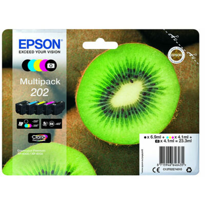 Epson 202XL (T02G7) eredeti XL tintapatron-pakk (minden szín) (≈3300oldal)