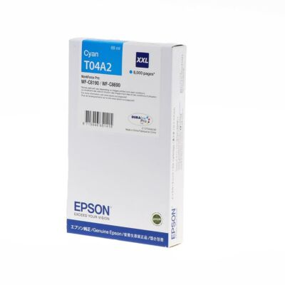 Epson T04A2 XL cián eredeti patron (~8000 oldal)