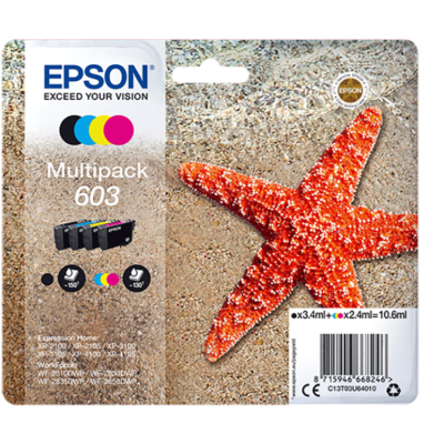 EPSON No.603 eredeti tintapatron multipakk T03U6