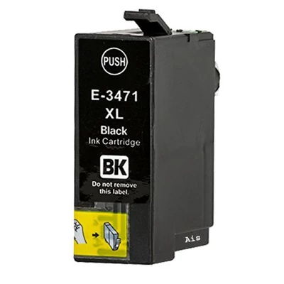 Utángyártott EPSON T3471 Tintapatron fekete -