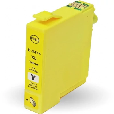 Utángyártott EPSON T3474 Tintapatron sárga -