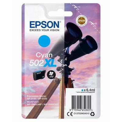 Epson Nr.502XL eredeti cián tintapatron (C13T02W24010) 6,4ml (≈470 oldal)