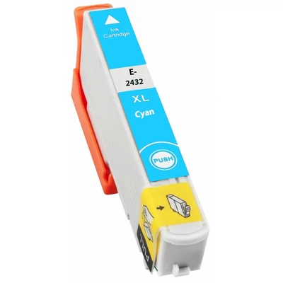 Epson -hoz T2432 cián utángyártott tintapatron (24XL) (≈ 740oldal)