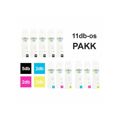 11db-os EPSON -hoz T664x ™utángyártott tinta PAKK (T672x)T6641+T6642+T6643+T6644