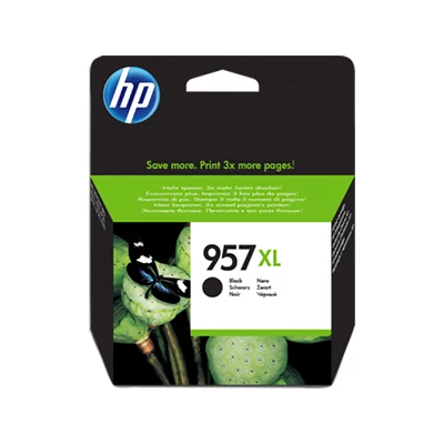 HP Nr.957XL (L0R40AE) eredeti fekete tintapatron, ~3000 oldal