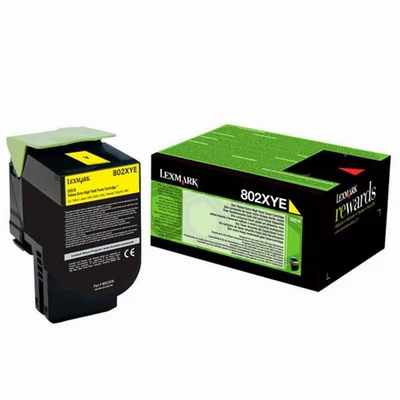 Lexmark CX510 Extra High Corporate Toner sárga 4K (Eredeti) 80C2XYE