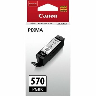 Canon® PGI-570PGBK eredeti fekete tintapatron, ~300 oldal (pgi570 vastag fekete)
