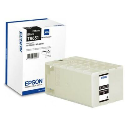 Epson T8651 eredeti fekete tintapatron, ~10000 oldal (C13T865140)
