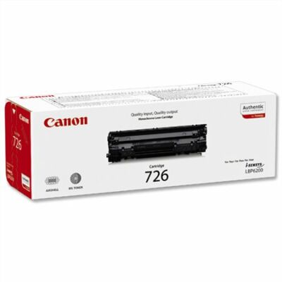 Canon CRG-726 eredeti fekete toner (CRG726) 2,1K (≈2100 oldal)