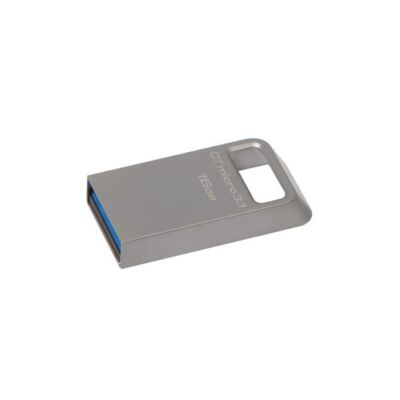 Pendrive, 16GB, USB 3.1 KINGSTON "Data Traveler Micro", ezüst ►100/15MB/sec