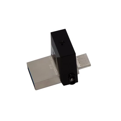 Pendrive, 16GB, USB 3.0+micro USB adapter, táblagéphez, telefonhoz, KINGSTON 