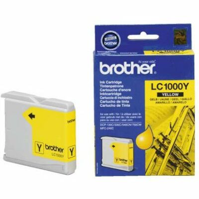 Brother LC1000 Y eredeti tintapatron (LC1000 LC-1000)