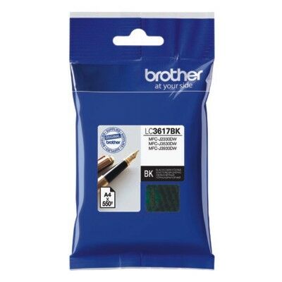 Brother LC3617 Bk (fekete) eredeti tintapatron (~550 oldal)