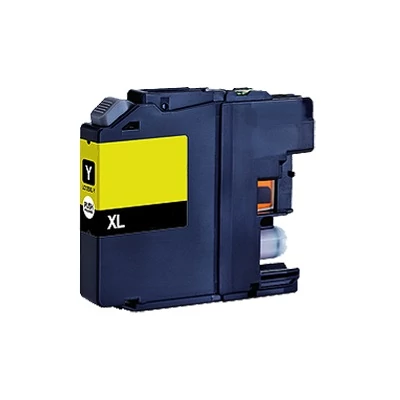 Brother -höz,   utángyártott LC125XL sárga tintapatron