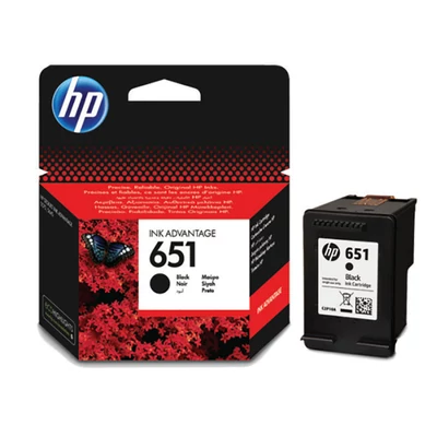 HP C2P10AE Tintapatron fekete 600 oldal kapacitás No.651