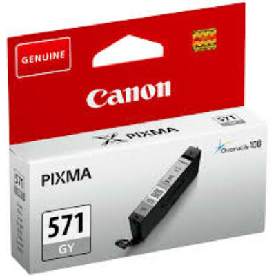 Canon® CLI-571GY eredeti szürke tintapatron, ~347 oldal (cli571)